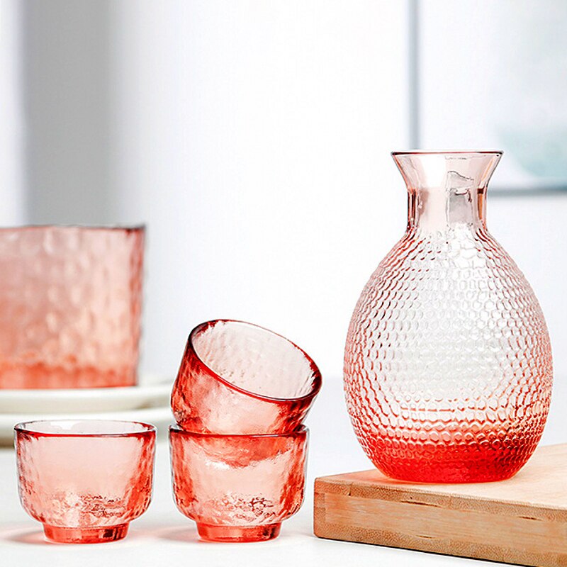 Ensemble de Saké Sakura (2 modèles avec 2,4 ou 6 verres)