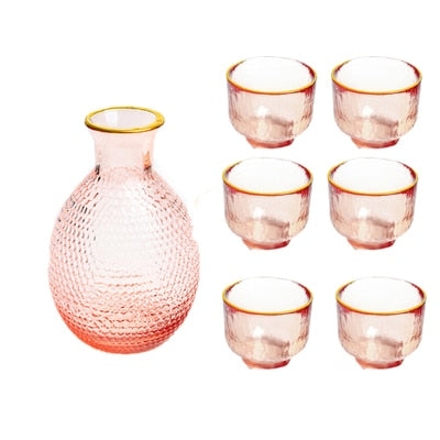 Ensemble de Saké Sakura (2 modèles avec 2,4 ou 6 verres)