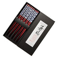 Lot de 5 Paires de Baguettes Kioto (2 couleurs)