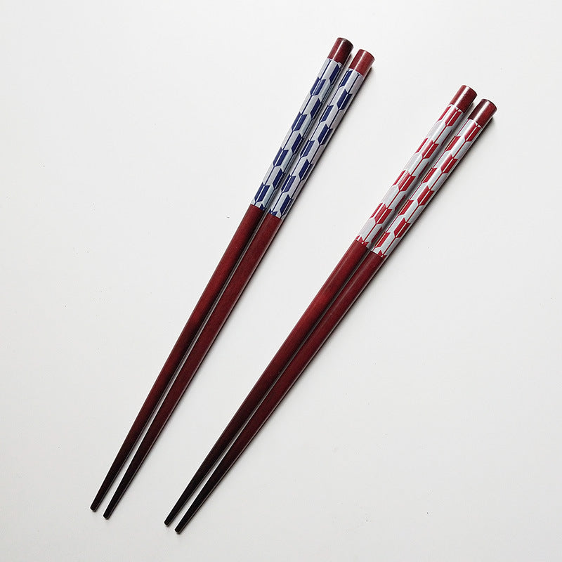 Lot de 5 Paires de Baguettes Kioto (2 couleurs)